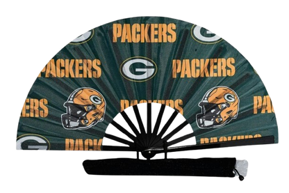 Green Bay Packers Handheld Folding Clack Fan
