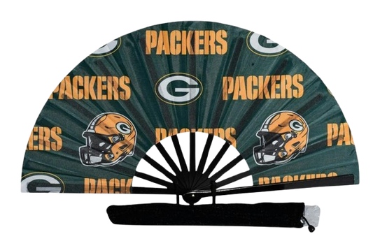 Green Bay Packers Handheld Folding Clack Fan