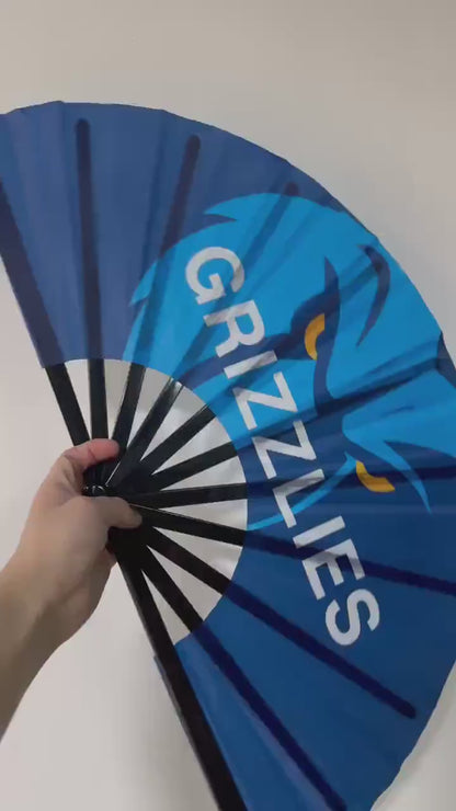Memphis Grizzlies Handheld Folding Clack Fan – Custom Sports Fan for Games, Events & Gifting